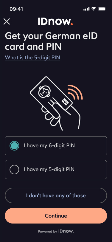 electronic signature step